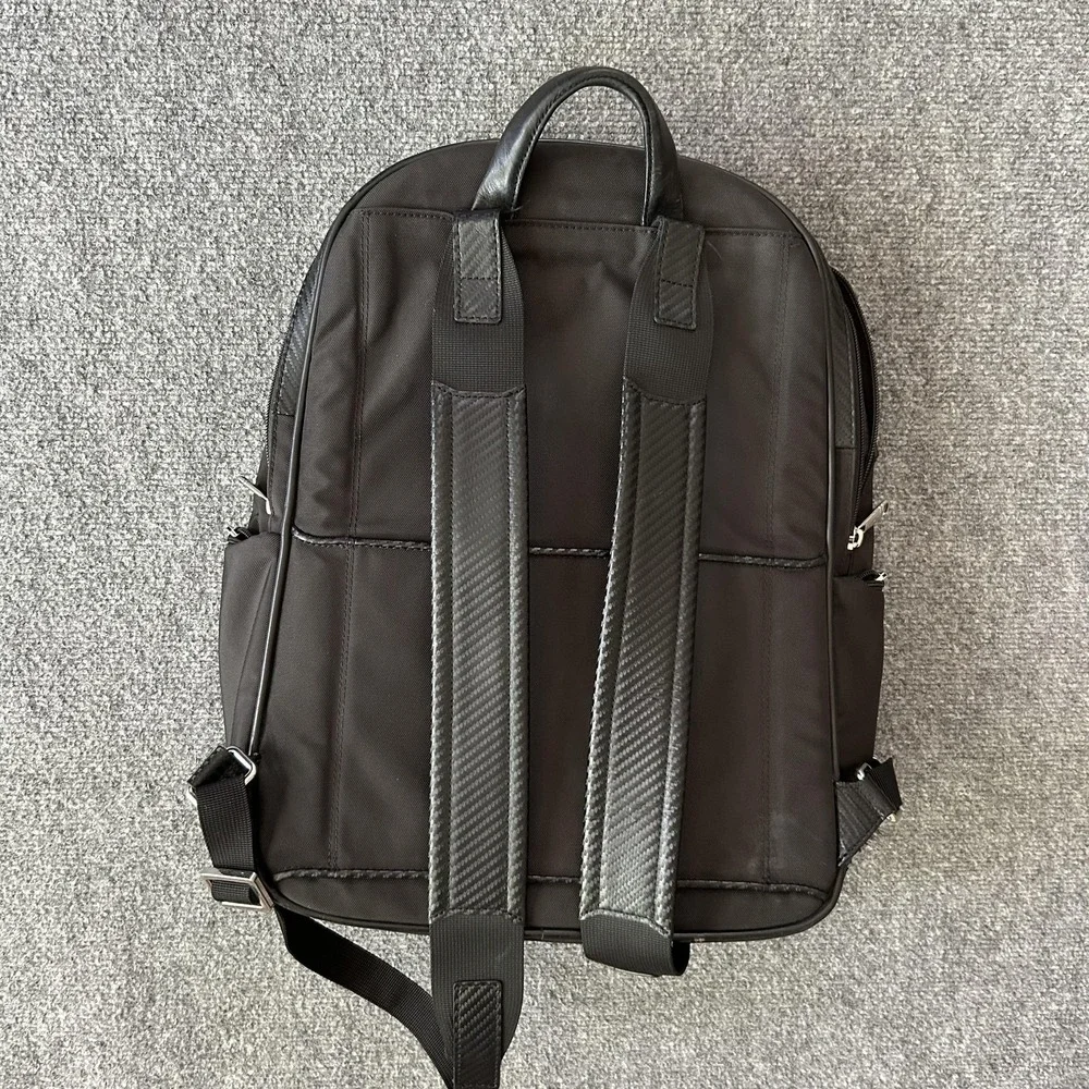 TUMI Arrive Bradley Carbon Fiber Look Backpack Laptop Travel Business Bag